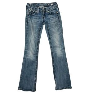 Miss Me Women's low rise Blue Boot Cut Jeans size 26